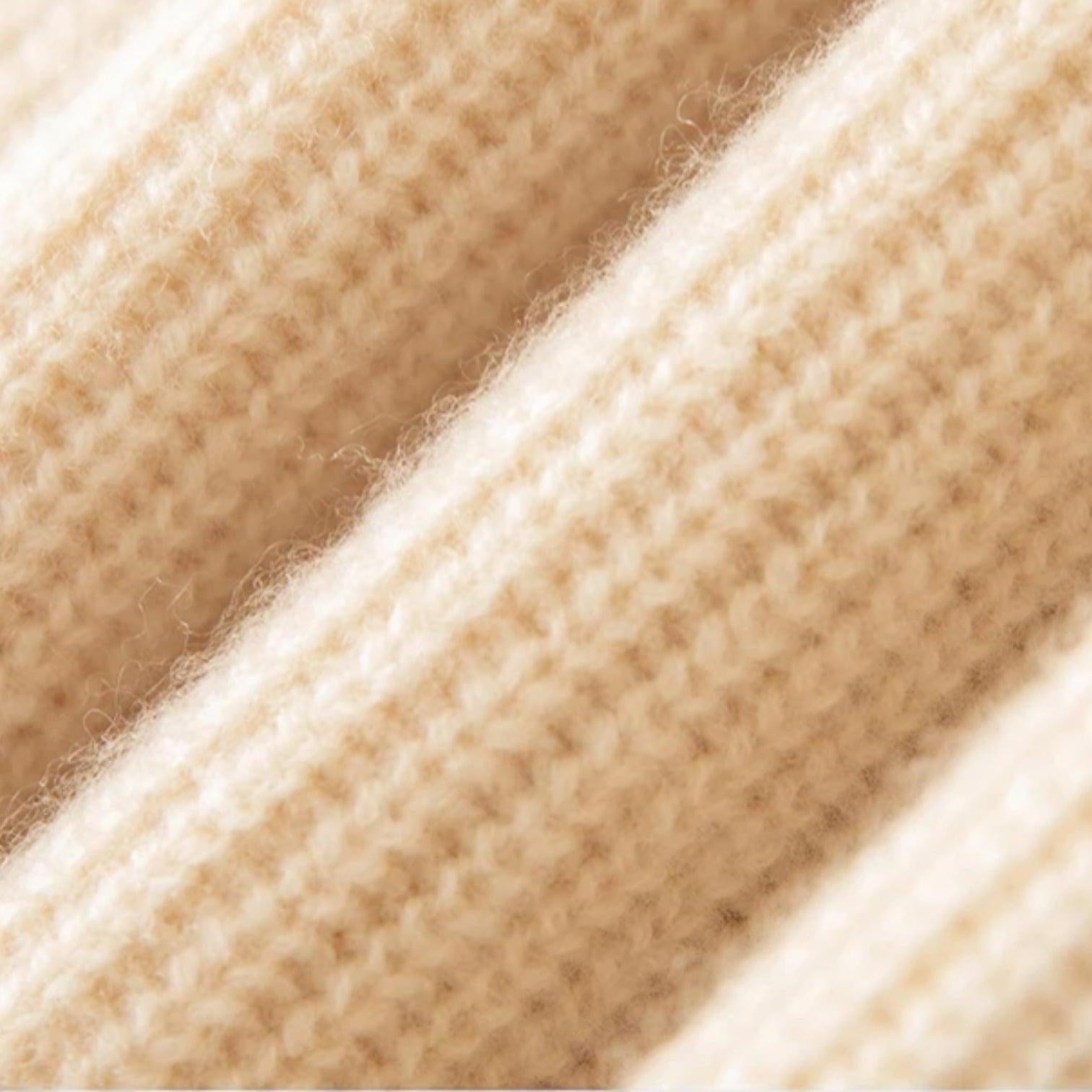 Men's Merino Wool Crew Neck Sweater - Raglan Sleeve Design for Casual Wear - Available in Multiple Sizes