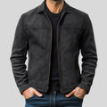 Men's Premium Leather Zip Jacket | Casual Style | Durable Outerwear