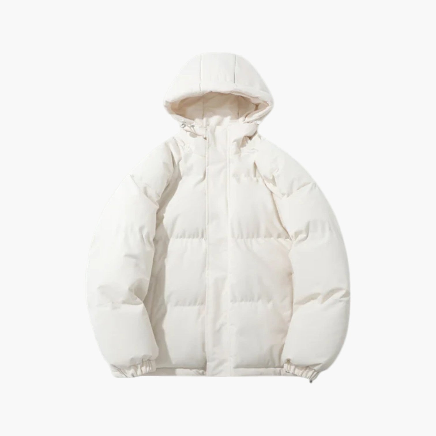 Men's Lightweight Quilted Hooded Puffer Jacket - Insulated Casual Outerwear for Cold Weather