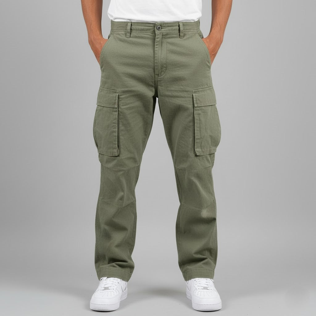 Men's Cargo Pants | Relaxed Fit, Side Pockets | Casual Streetwear for Everyday Use