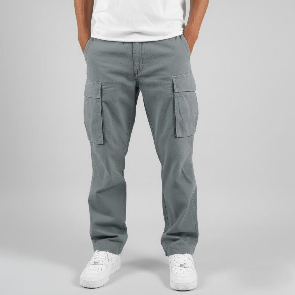 Men's Cargo Pants | Relaxed Fit, Side Pockets | Casual Streetwear for Everyday Use