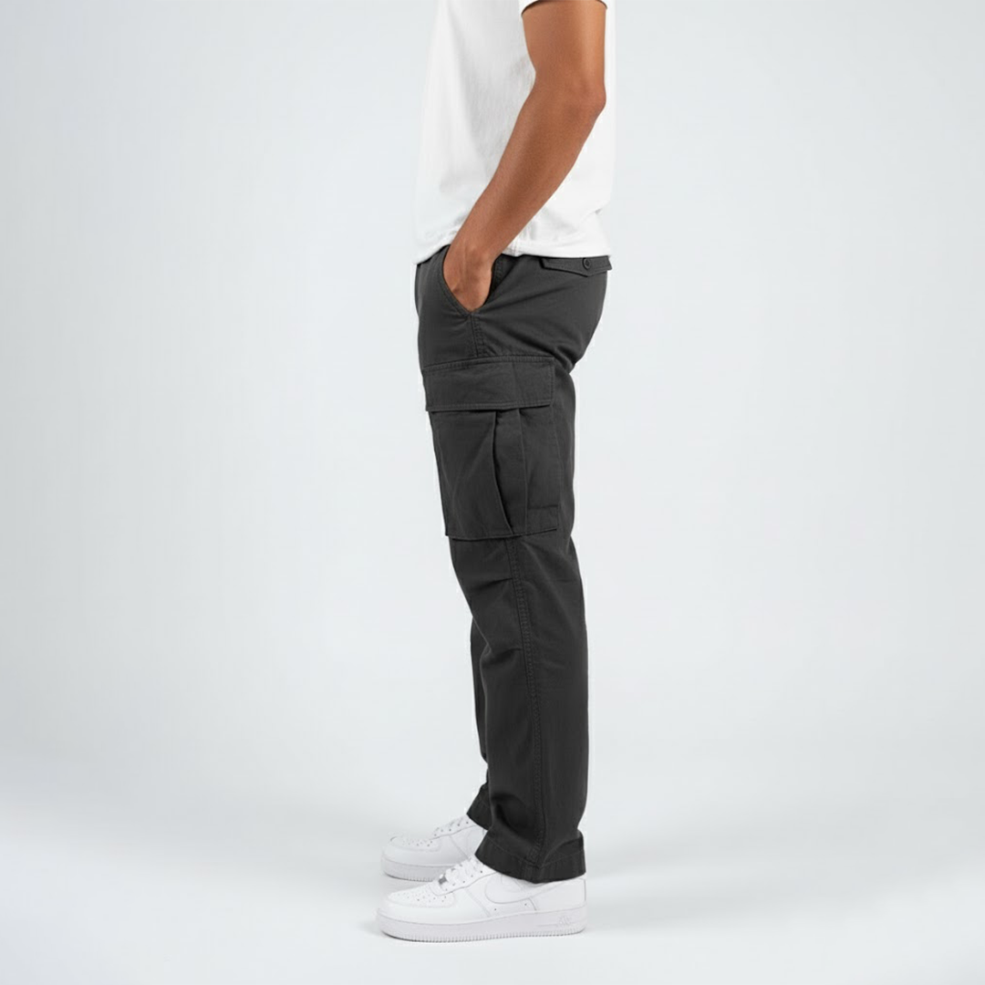 Men's Cargo Pants | Relaxed Fit, Side Pockets | Casual Streetwear for Everyday Use