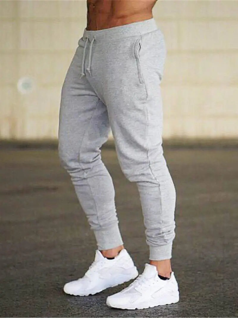 Men's Jogger Pants | Lightweight Fabric | Relaxed Fit | Ideal for Gym and Casual Wear