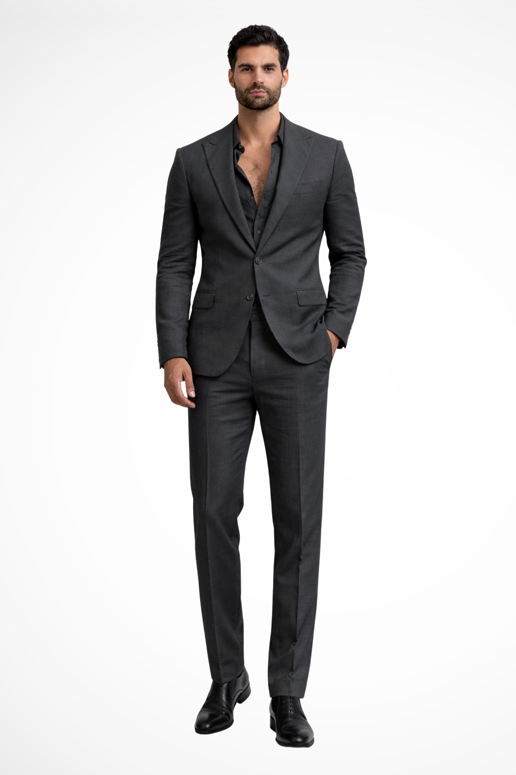 Men's Relaxed Fit Linen Suit for Summer Weddings - Comfortable Wedding Guest Attire