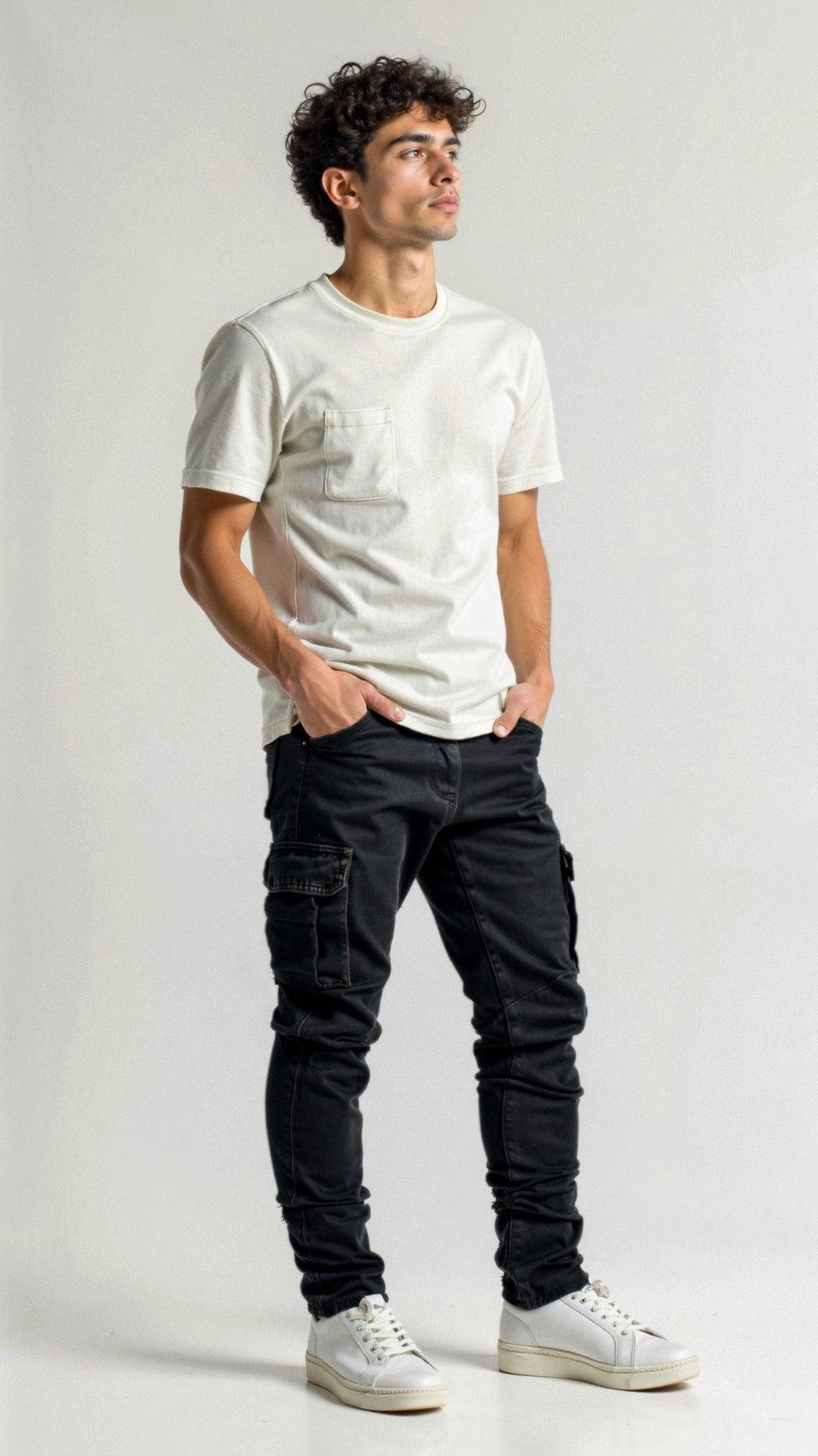 Men's Stretch Cargo Jeans | Comfortable Denim | Versatile Casual Wear