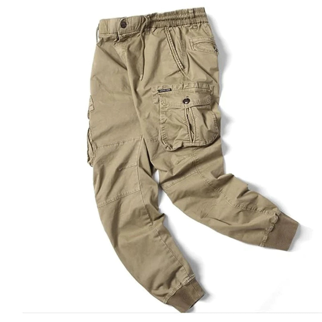 Men's Stretch Fit Cargo Pants | Durable Utility Pockets | Comfortable Workwear for Outdoor and Casual Activities