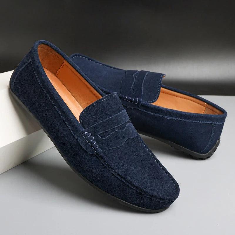 Men's Suede Classic Loafers | Stylish Casual Footwear for Everyday Wear