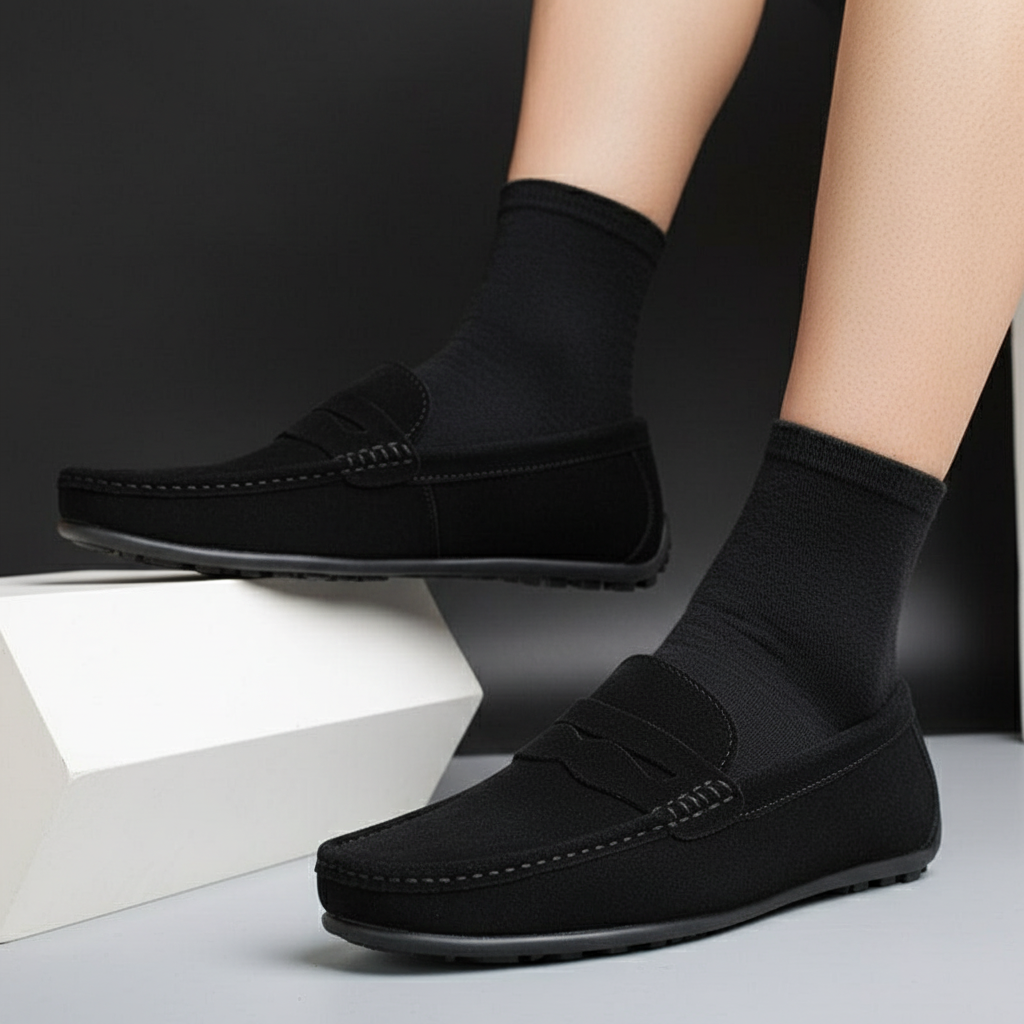 Men's Suede Classic Loafers | Stylish Casual Footwear for Everyday Wear