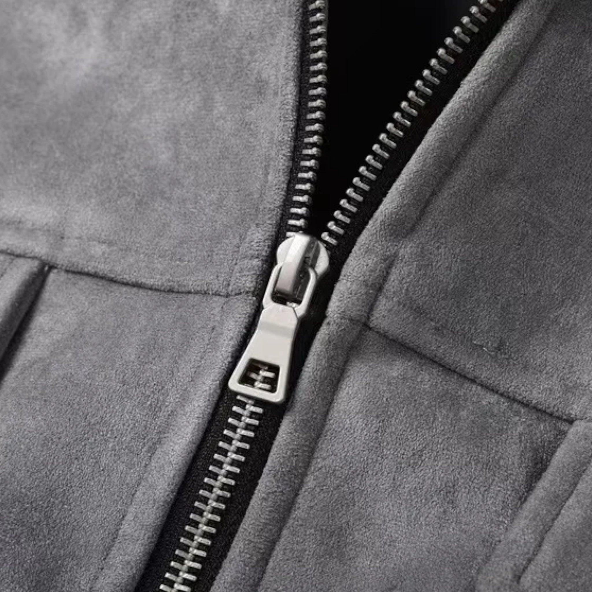 Men's Suede Jacket | Soft Loose-Fit Casual Outerwear | Ideal for Everyday Wear