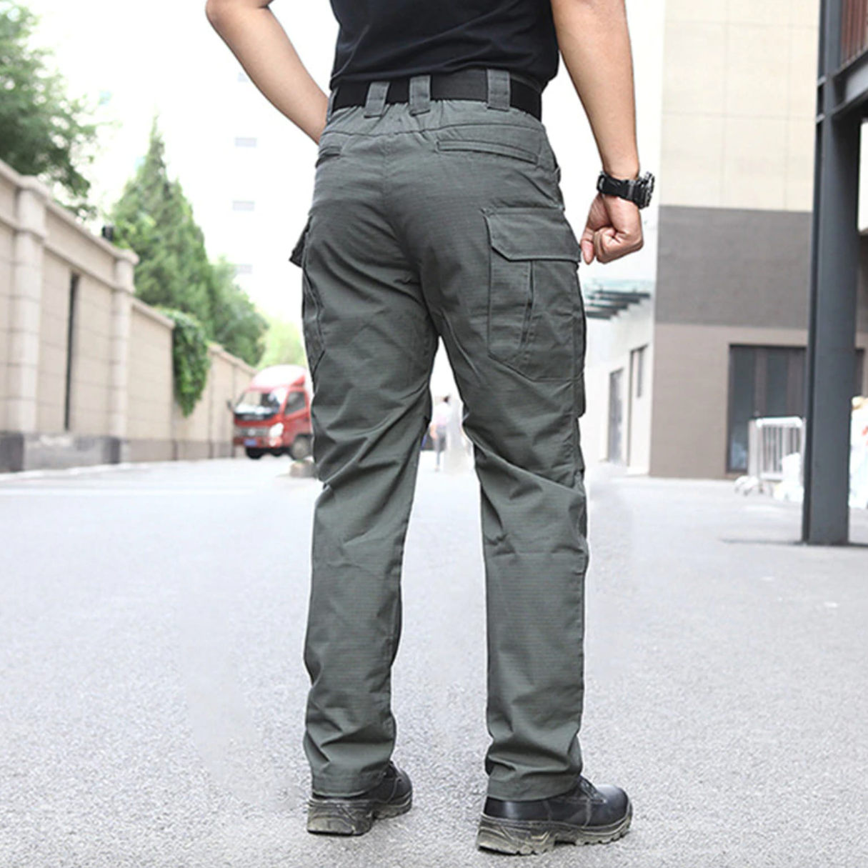 Men’s Tactical Outdoor Pants | Durable Fabric | Cargo Style | Hiking & Camping