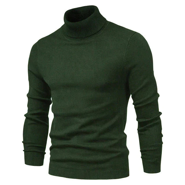 Men's Turtleneck Sweater | Soft Knit Fabric | Casual Everyday Wear | Comfortable Fit for All Seasons