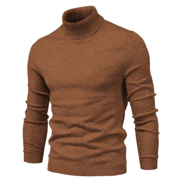 Men's Turtleneck Sweater | Soft Knit Fabric | Casual Everyday Wear | Comfortable Fit for All Seasons