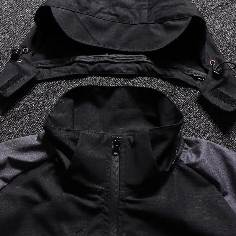 Men's Waterproof Durable Outdoor Set - Heavy-Duty Rain Gear for All-Weather Use