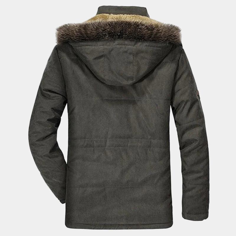 Men's Winter Parka with Fur Collar | Insulated, Waterproof, Outdoor Jacket