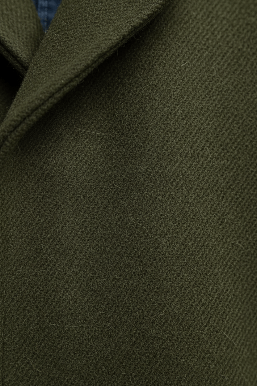 Men's Wool Trench Coat - Tailored Fit, Classic Design for Formal and Casual Wear