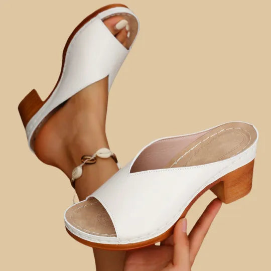 Orthopaedic High Heel Sandals | Chunky Design | Comfortable Women's Footwear for Everyday Wear