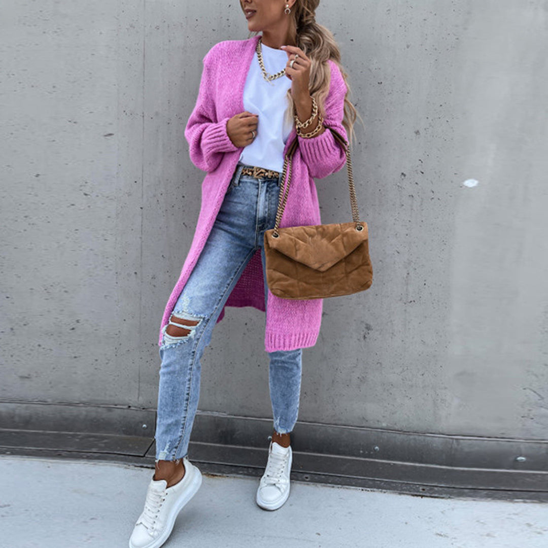 Oversized Knit Cardigan for Women | Cozy Long Duster | Casual Layering Piece for Everyday Wear