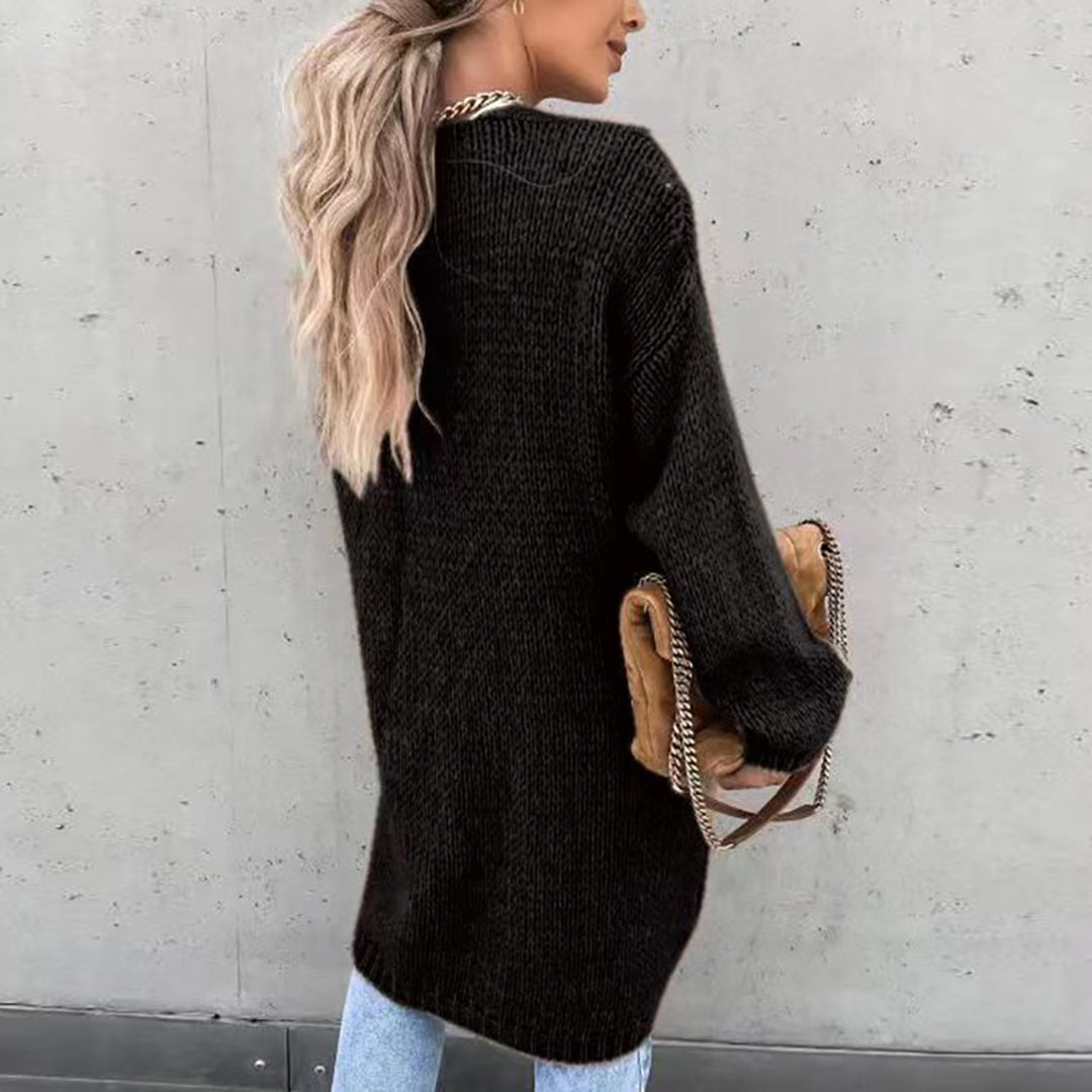 Oversized Knit Cardigan for Women | Cozy Long Duster | Casual Layering Piece for Everyday Wear