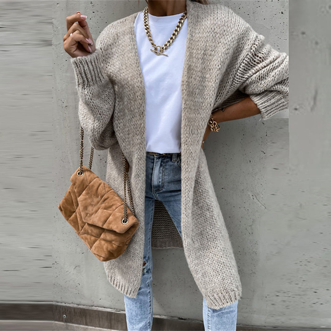 Oversized Knit Cardigan for Women | Cozy Long Duster | Casual Layering Piece for Everyday Wear