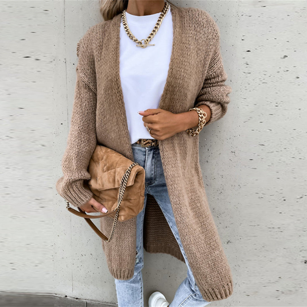 Oversized Knit Cardigan for Women | Cozy Long Duster | Casual Layering Piece for Everyday Wear