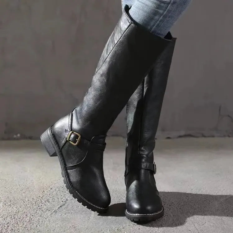 Premium Orthopedic Leather Boots for Women - Stylish Comfort Footwear