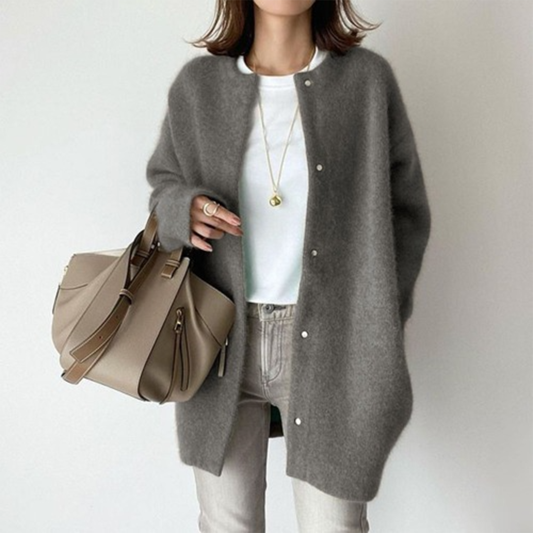Soft Knit Long Cardigan for Women | Relaxed Fit | Cozy Layering Essential for Everyday Wear