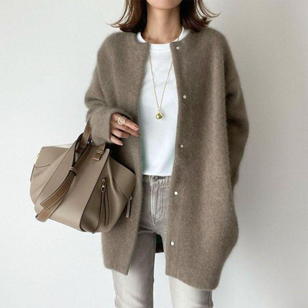 Soft Knit Long Cardigan for Women | Relaxed Fit | Cozy Layering Essential for Everyday Wear