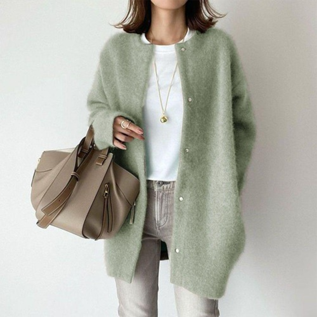 Soft Knit Long Cardigan for Women | Relaxed Fit | Cozy Layering Essential for Everyday Wear