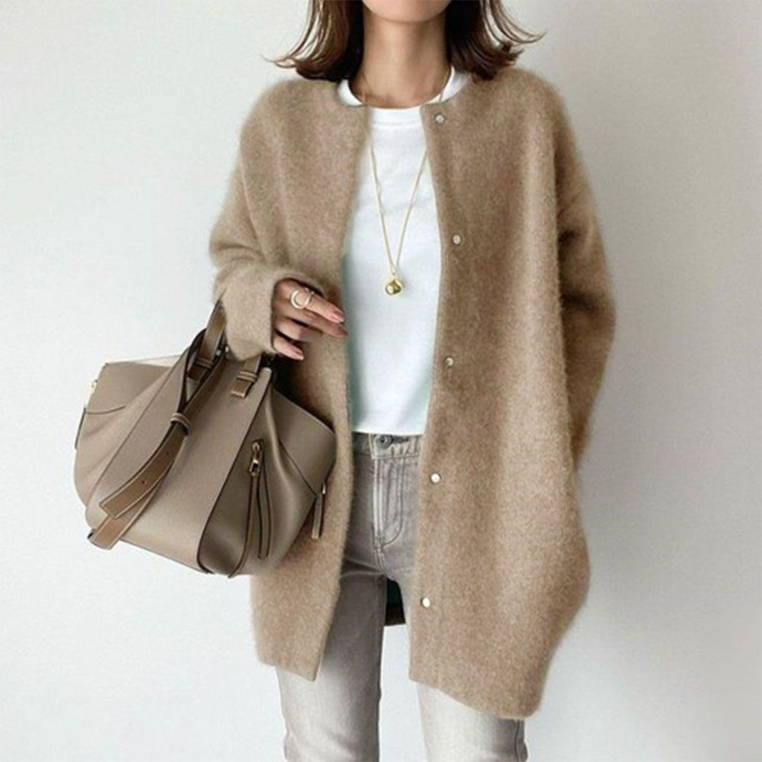 Soft Knit Long Cardigan for Women | Relaxed Fit | Cozy Layering Essential for Everyday Wear