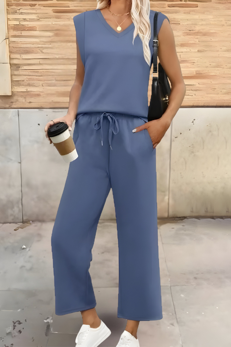 Women's Cotton Summer Loungewear Set | Soft Fabric | Casual Relaxed Fit | Ideal for Home and Travel
