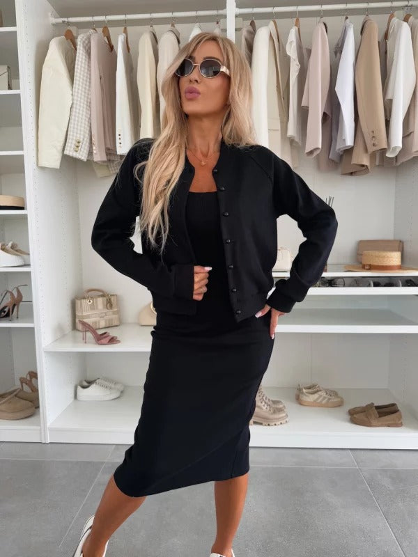 Two-Piece Summer Dress Set | Lightweight Fabric | Casual Style | Ideal for Events and Parties