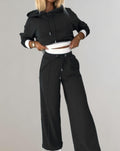 Women's Casual Two-Piece Tracksuit - Comfortable Fit for Everyday Wear