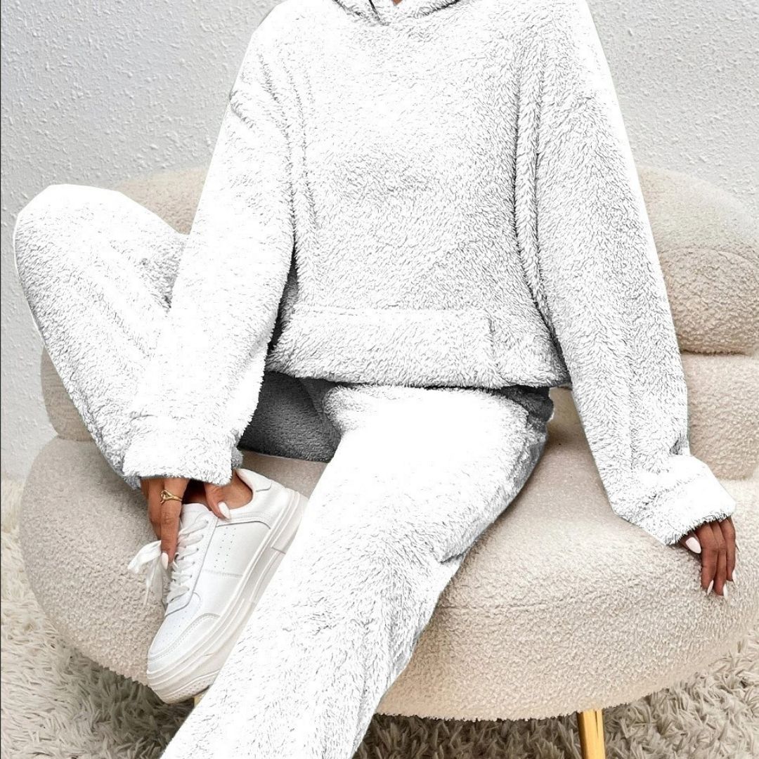 Cozy Women's Hooded Lounge Set | Soft Fabric | Spring Style | Comfortable Home Wear for Relaxation and Leisure