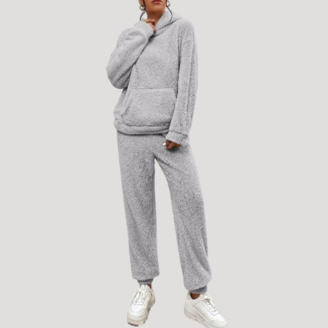 Cozy Women's Hooded Lounge Set | Soft Fabric | Spring Style | Comfortable Home Wear for Relaxation and Leisure