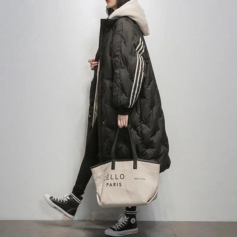 Women's Long Premium Jacket | Stylish Outerwear for Cold Weather