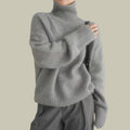 Merino Wool Women's Relaxed Fit Sweater - Cozy Knit for Casual Layering and Everyday Wear