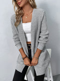 Women's Open Front Cardigan | Soft Knit Fabric | Relaxed Fit | Casual Layering for Everyday Wear