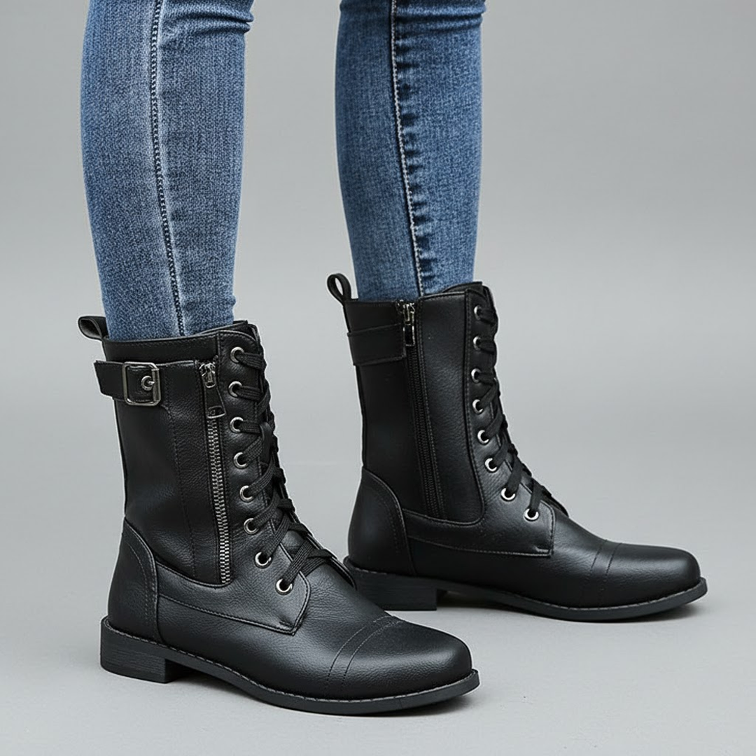 Women's Orthopedic Ankle Boots | Side Zipper Design | Comfortable Support for Everyday Wear