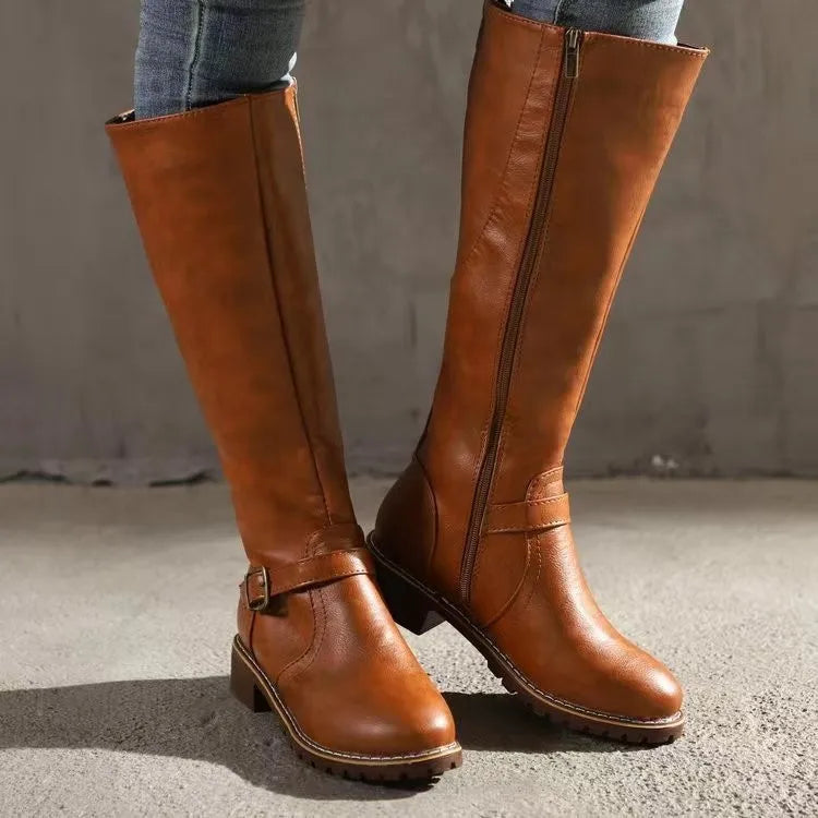 Women's Leather Orthopedic Boots | Comfortable Design | Everyday Wear Footwear