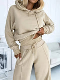 Women's Soft Cotton Relaxed Fit Two Piece Lounge Set for Casual Comfort and Everyday Wear