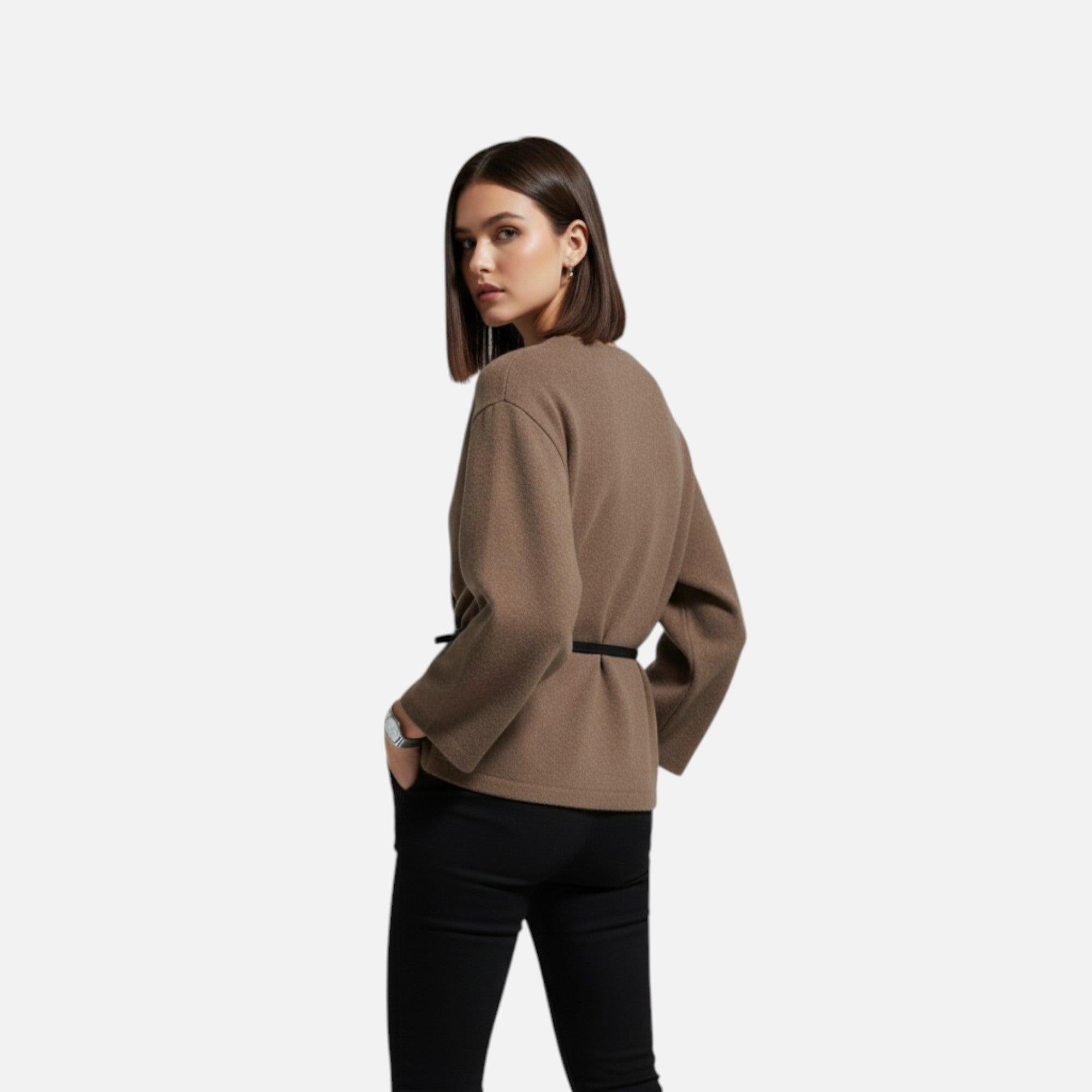 Women's Soft Knit Wrap Sweater | Casual or Office Style | Versatile Layering Piece for Everyday Wear