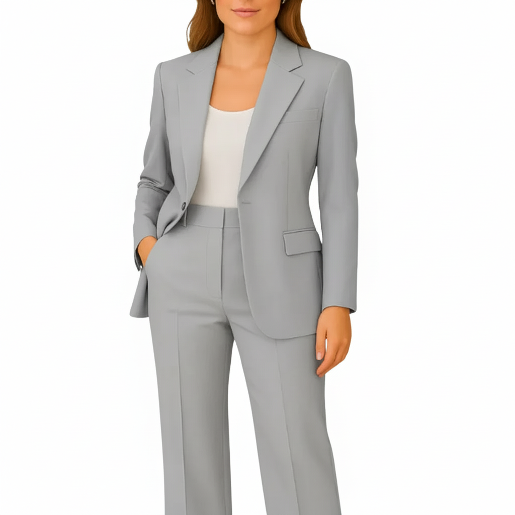 Women's Tailored Two-Piece Suit Set | Professional Fit | Elegant Office Wear | Versatile Style for Work and Events