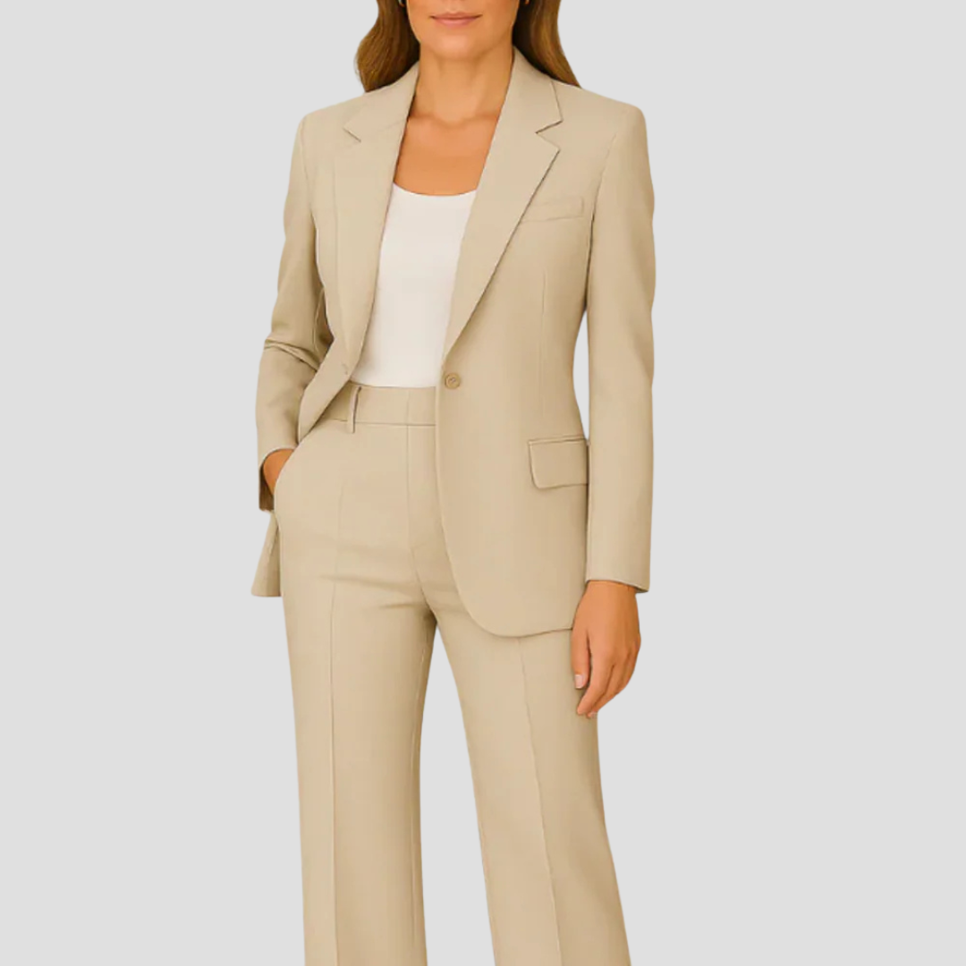 Women's Tailored Two-Piece Suit Set | Professional Fit | Elegant Office Wear | Versatile Style for Work and Events