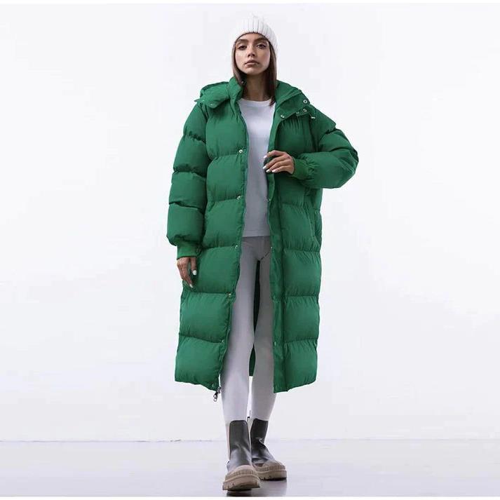 Women's Insulated Winter Puffer Coat with Hood | Water-Resistant Casual Outerwear for Cold Weather