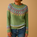 Wool Casual Jumper for Women - Cozy Knit Sweater with Unique Pattern for Everyday Wear