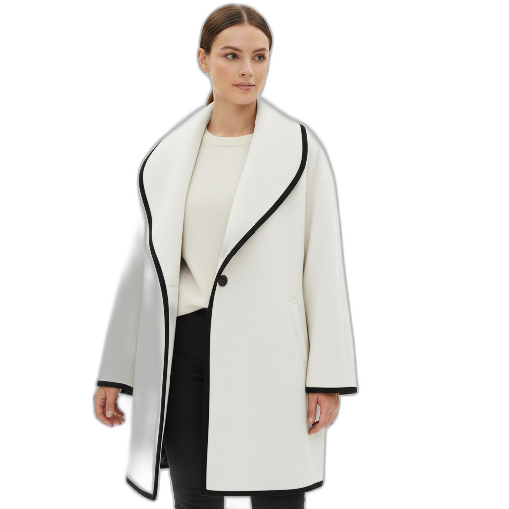 Wool Women's Coat - Classic Design - Warm Outerwear for Fall and Winter - Stylish and Comfortable