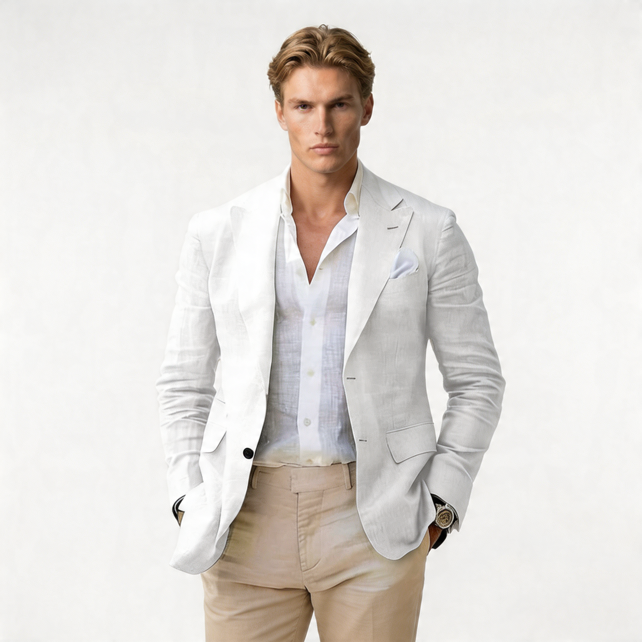 Men's Lightweight Casual Blazer | Modern Tailored Fit | Versatile for Work and Social Events