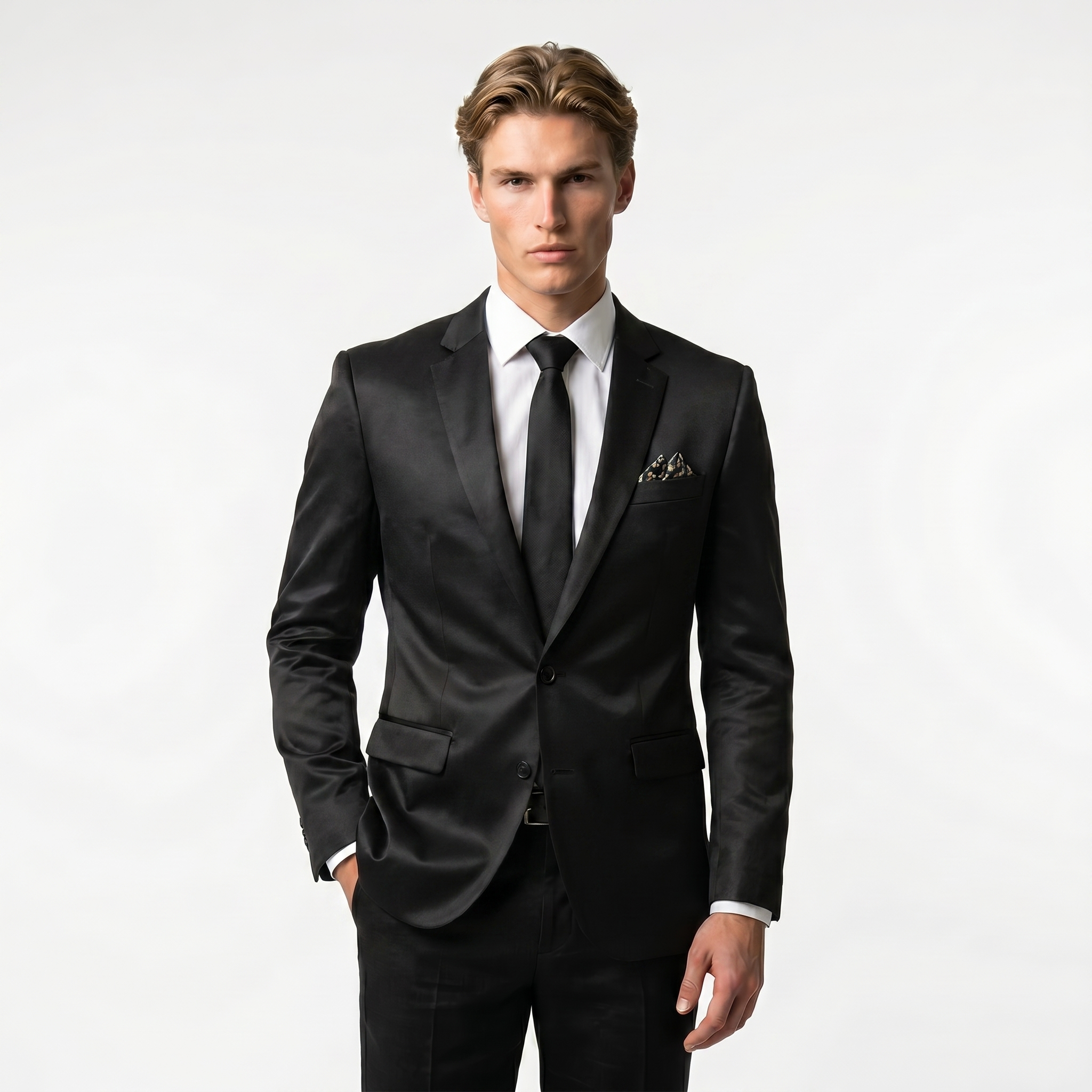 Men's Tailored Single Breasted Blazer - Lightweight Fabric, Classic Fit, Formal Suit Jacket for Business and Events