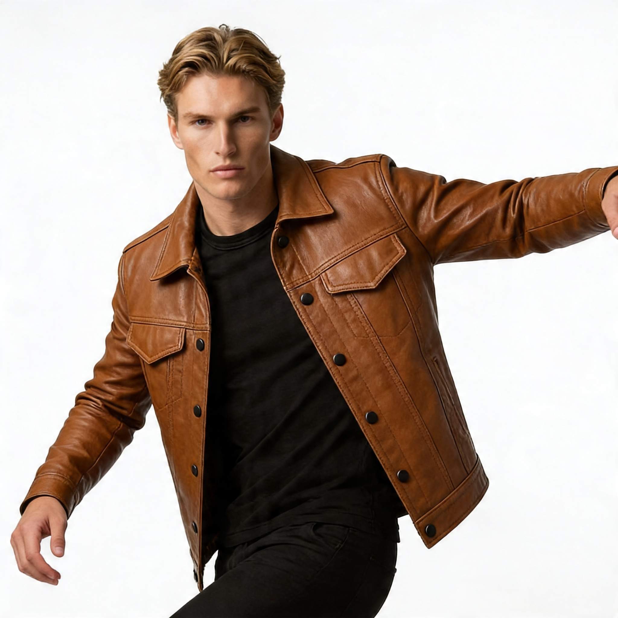 Men's Leather Rider Jacket | Premium Quality | Casual Biker Style