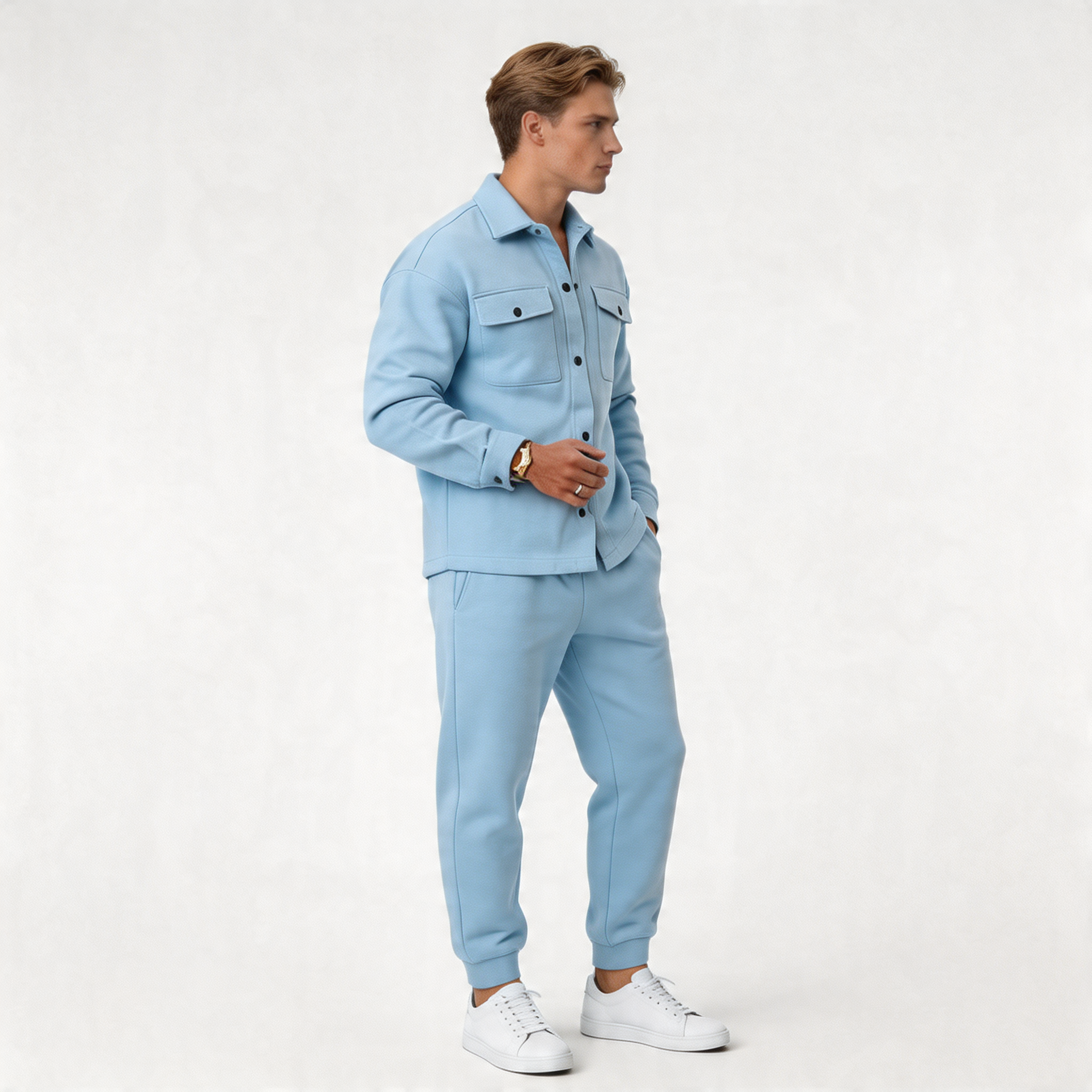 Men's Athleisure 2-Piece Set | Comfortable Fabric | Casual Sportswear Outfit
